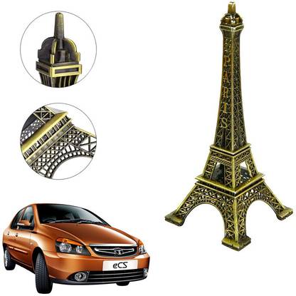 AUTO PEARL Small Eiffel Tower Decorative Showpiece for Car Dashboard for Indigo eCS Car Hanging Ornament