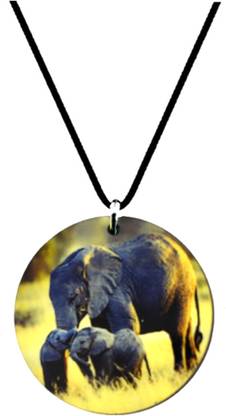 AFH Elephant Nature Lucky Charm Décor Interior Car Hanging Ornament Car Hanging Ornament