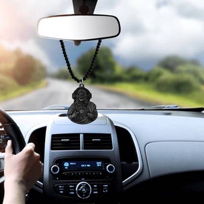 M Men Style Religious Lord Jesus Christ Cross Car Rearview Mirror Charm SCrMa2024183 Car Hanging Ornament