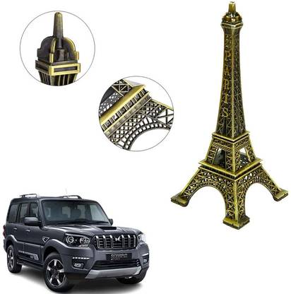 ऑटो पर्ल Medium Eiffel Tower Decorative item for Car Dashboard for Scorpio Classic 2022 कार हैंगिंग ऑर्नामेंट