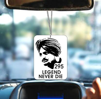 ddl Sidhu Moose Wala 295 Legend Never Die Acrylic Car Decor Print Both Side Car Hanging Ornament
