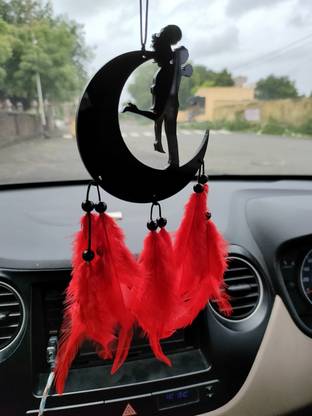 VM STORE P24 COUPLE HALF MOON Car Hanging Ornament