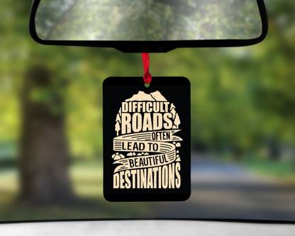 Ecomology Car Hanging with Satin Lace for Dashboard Rear View Mirror Car Hanging Ornament