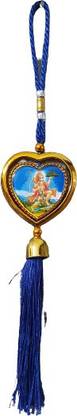 KANISHQ Hanuman Silk Thread Handmade car Hanging Ornaments Assorted Car Hanging Ornament