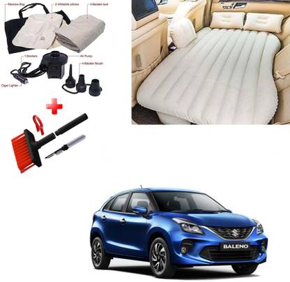 Auto Lovers ™ Car Inflatable Bed Beige for Maruti Baleno with Multipurpose Brush ™ Car Inflatable Bed Beige for Maruti Baleno with Multipurpose Brush Car Inflatable Bed