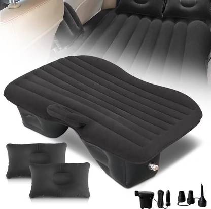 WAKTORO Car Bed_003 Premium Car Inflatable Bed with Pump & 2 Air Pillow Car Inflatable Bed