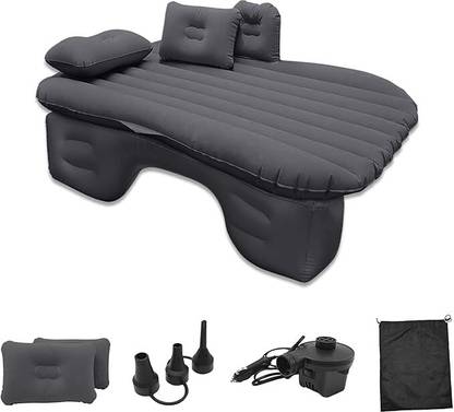 PARTHEN ENTERPRISE Inflatable Sofa with Pump & 2 Air Pillow Leatherette 2 Seater Inflatable Sofa