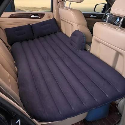 Techtest Multifunctional Inflatable Car Bed Mattress with Two Air Pillows all set Car Inflatable Bed