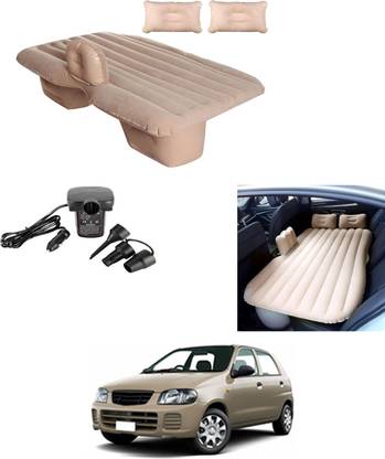 MSNP Mutifunctional Car Inflatable Beige Bed With Air Pump-15 Car Pillow Comfortable Travel,Sleeping,Outdoor Camping,Seating Relaxing-15 Car Inflatable Bed