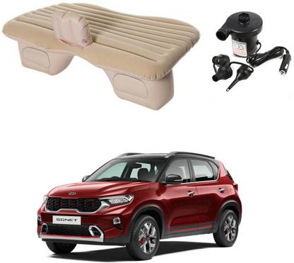 Oshotto Car Travel Inflatable Bed Mattress with Two Air Pillows For Kia Sonet Car Inflatable Bed