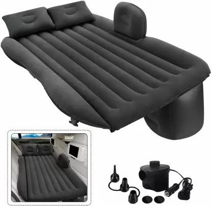 Lipzie UG8ERHG Inflatable Car Bed Mattress Sofa with Two Air Pillows Car Inflatable Bed