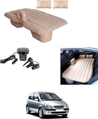 MSNP Mutifunctional Car Inflatable Beige Bed With Air Pump-114 Car Pillow Comfortable Travel,Sleeping,Outdoor Camping,Seating Relaxing-114 Car Inflatable Bed