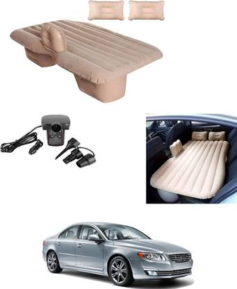 MSNP Mutifunctional Car Inflatable Beige Bed With Air Pump-227 Car Pillow Comfortable Travel,Sleeping,Outdoor Camping,Seating Relaxing-227 Car Inflatable Bed