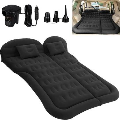 ALLEXTREME Air Mattress Portable & Multifunctional Car Bed with 2inflatable Cushion Pillows Quick Inflation Design Ideal for Sleeping & Camping Car Inflatable Bed