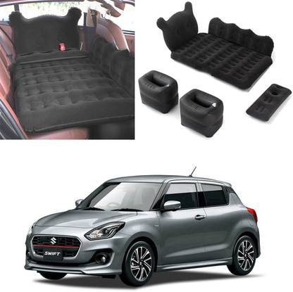 Oshotto Designer Car Inflatable Bed Mattress with Two Air Pillows For Swift 2018-2025 Car Inflatable Bed
