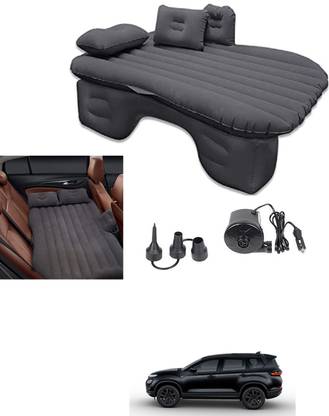 MATIES Mutifunctional Car Inflatable Black Bed With Air Pump-233 Car Pillow Comfortable Travel,Sleeping,Outdoor Camping,Seating Relaxing. Car Inflatable Bed