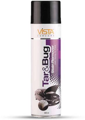Vista Auto Care Tar & Bug Stain Remover, Residue-Free Powerful Cleaner for Painted, Chrome, Glass & Plastic & Vehicle Interior Cleaner