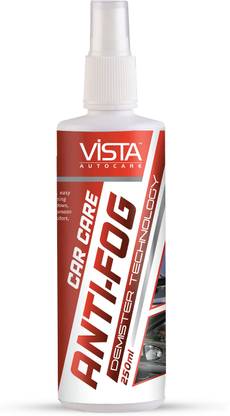 VISTA Anti Fog Demister Spray for Windscreen | Anti-Fog Spray for Car and Helmet ANTI FOG Vehicle Interior Cleaner