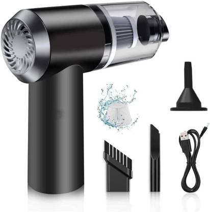 Zenva 3 in 1 Portable Car Vacuum Cleaner with Blower USB Rechargeable Wireless Handheld Car Vacuum Cleaner Vehicle Interior Cleaner