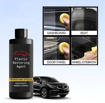 Waxshine Plastic Restoring Agent | Plastic Refresh Coating Car Maintenance Plastic Restoring Agent|Plastic Refresh Coating Car Maintenance Vehicle Interior Cleaner