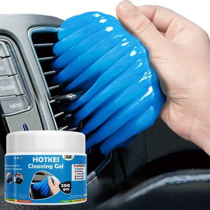 HOTKEI (200 Gm) Multipurpose Car Ac Vent Interior Dashboard Cleaning Cleaner Slime Kit (160 Grams Pack OF 1) Car Interior Cleaning Cleaner Gel Vehicle Interior Cleaner