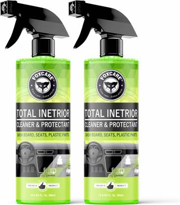 FOXCARE Total Interior Cleaner & Protectant PACK OF 2 - 500ML each Vehicle Interior Cleaner