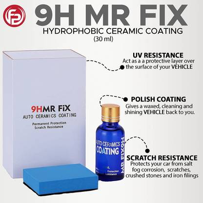 Mr fix Anti-Scratch Vehicle 9H Ceramic Coating Polish Liquid Glass Paint ceramic coating-2 Vehicle Interior Cleaner