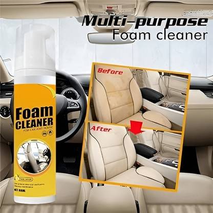 DRIDDLE Multi-Purpose Foam Cleaner for Car Interior Seat Cover etc... car1 Vehicle Interior Cleaner