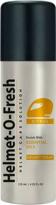 Helmet-O-Fresh _Helmet Care Solution_Helmet Freshner and Sanitizer - Citrus 125 ml CITRUS01 Vehicle Interior Cleaner