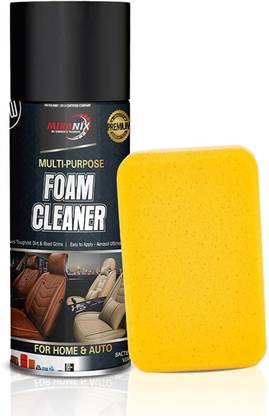 Moto Genius Multipurpose Foaming Car Interior And Exterior Cleaner Foam Spray for | Car Seat | Dashboard | Shoes | Sofa | Vinyl Rubber | Doors, PU / Leather Vehicle Interior Cleaner