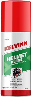 KELVINN Safe for Skin Hair, Multiple Use, Antimicrobial Shield, Advanced Foaming Action Quick Dry, Anti-Odor, Anti-Bacteria Foaming Spray for Helmet Interior & Exterior Vehicle Interior Cleaner