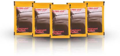 M PRO CUT Multipurpose Polish for Dashboard, Bumper & Tyre in Pouch Pack- 20mL Multipurpose Polish Vehicle Interior Cleaner