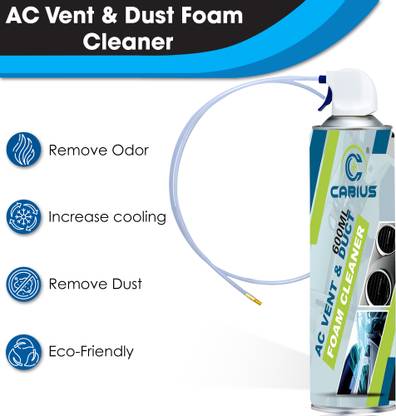 CABIUS Car AC Vent & Duct Cleaner Odor Neutralizer Spray Form AC Vent & Duct Cleaner Vehicle Interior Cleaner (600 ml) Vehicle Interior Cleaner