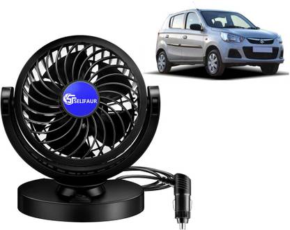 Selifaur Single Head 360 Degree High Speed Car Dashboard Fan - Maruti Suzuki Alto K10 18 Car Interior Fan