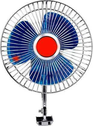 Ajeetech DC Car Bus Auto Portable Fan 12 V (Pack of 1) Powerful Car Interior Fan