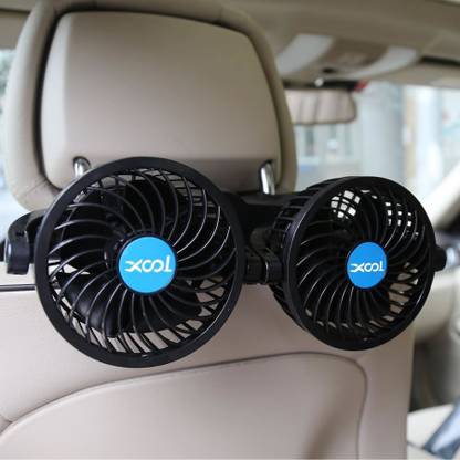 Ajeetech Universal 100% Copper motor Summer King 12 Volt car cooling high speed 360 degee Car Interior Fan