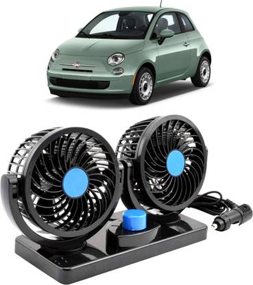 Amulite Car Fan 12V 360 Head 2 Speed Quiet Strong for All Auto Vehicles-Evl-005 Car Interior Fan