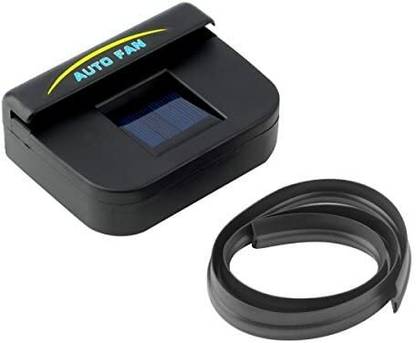 Ahuja trading Auto Cool Solar Powered Car Air Vent with Rubber Stripping Car Ventilation Fan Car Interior Fan