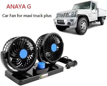 ANAYA G Car Fan for Dashboad 360 Degree Rotatable For maxi truck plus Car Fan (12 V) Car Interior Fan