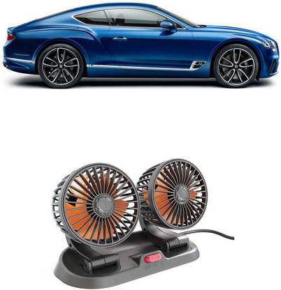 Elite Car Cooling Fan 12V With 360 Degree Rotation 2 Speed Fans E-1628 Car Interior Fan