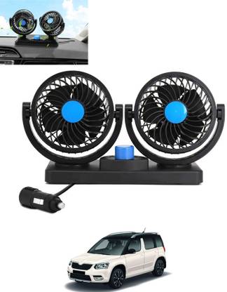 DYPO 360/180 Rotatable Double Head Cooling Air Fan For three & four wheeler 272 Car Interior Fan