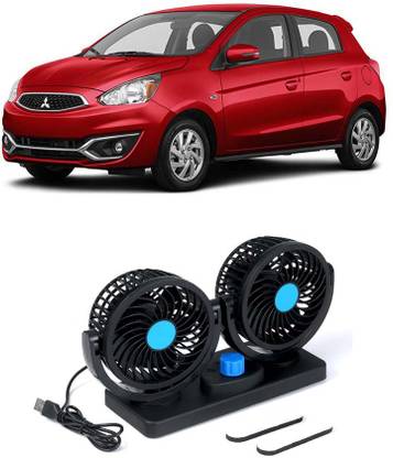 Elite Dual Head Car Fan 5V USB with 360° Rotation for Laptop, Desk & Car E-502 Car Interior Fan