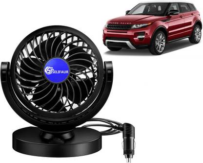 Selifaur Single Head 360 Degree High Speed Car Dashboard Fan - Land Range Rover Evoque Car Interior Fan
