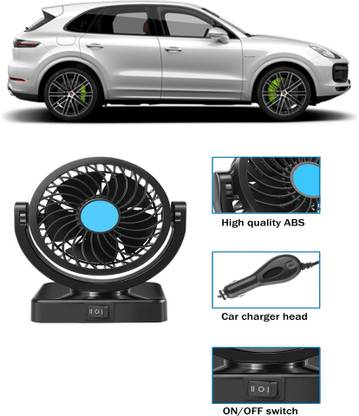 Genipap Cooling Car Fan 360 Degree Rotatable For vehicle-G-CF 401 Car Interior Fan