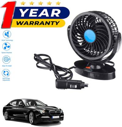 AUTO PEARL 12V 360 Degree All-Round Adjustable Car Auto Air Cooling one Fan Low Noise_A470 Car Interior Fan
