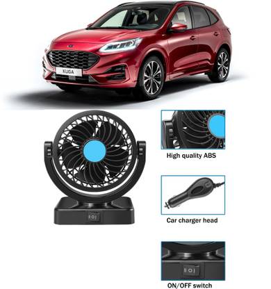 Enfield Works Cooling Car Fan 360 Degree Rotatable For vehicle-Y_137 Car Interior Fan