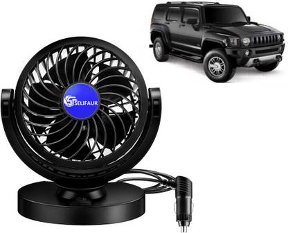 Selifaur Single Head 360 Degree High Speed Car Dashboard Fan - Hummer H3 Car Interior Fan