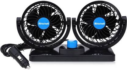 carempire Car Fan 12V 360 Head 2 Speed Quiet Strong for All Auto Vehicles-C219 Car Interior Fan