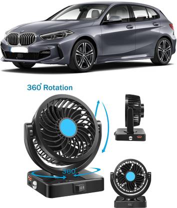 Enfield Works Car Fan With USB Charging 360 Degree Rotatable Fan-036 Car Interior Fan