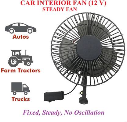 Motopex 12 Volt 6" Fan for Car, Truck,Auto, Caravan, Buses X-1612 Car Interior Fan